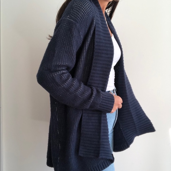 1 LEFT NEW Market & Spruce navy blue cardigan - Picture 4 of 8